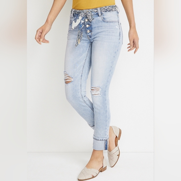 Maurices Denim - M jeans by Maurices slim straight ankle mid rise jeans